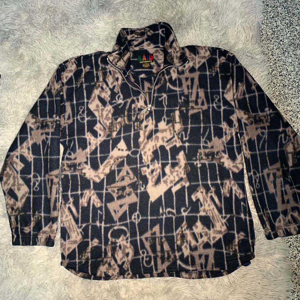 Vtg. Kaid performance Fleece pullover